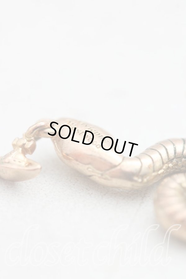 画像5: ヴィヴィアンウエストウッド MAN 中古 / MAN AVALON　SINGLE　STUDピアス  ゴールド  H-25-10-19-077-er-IN-ZH (5)