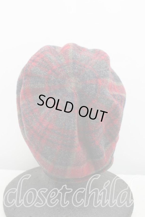 画像3: ヴィヴィアンウエストウッド 中古 / タータンチェッククロッシェ  赤  H-25-10-19-078-ha-IN-ZH (3)