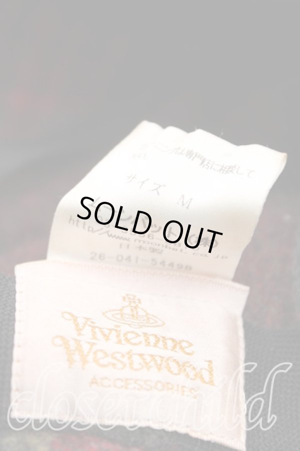 画像6: ヴィヴィアンウエストウッド 中古 / タータンチェッククロッシェ  赤  H-25-10-19-078-ha-IN-ZH (6)