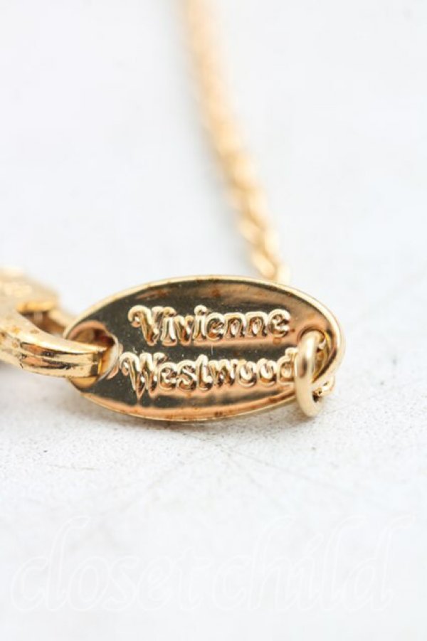 画像4: ヴィヴィアンウエストウッド 中古 / NUTCRACKERネックレス  ゴールドｘ赤  H-25-10-19-081-nl-OD-ZH (4)