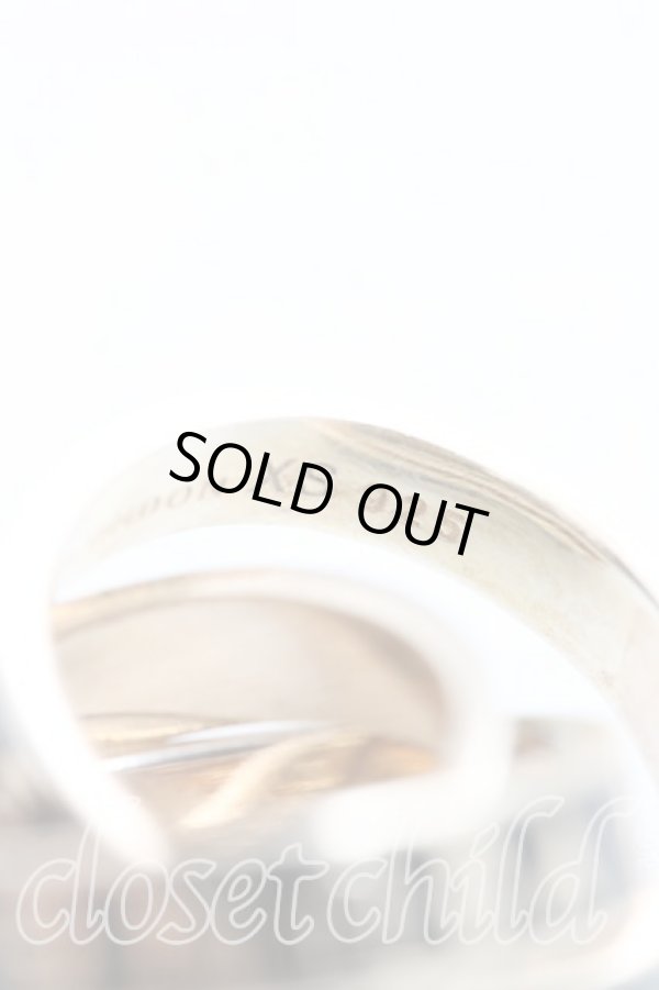 画像5: ヴィヴィアンウエストウッド 中古 / T.F.T.Lリング XS(5号相当) 黒×ゴールド  H-25-10-19-084-rg-IN-ZH (5)