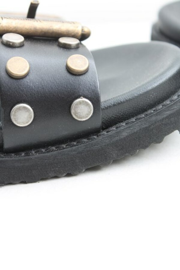 画像6: ヴィヴィアンウエストウッド 中古 / ALEXスタッドサンダル 36（23cm相当） 黒  H-25-10-19-085-sh-OD-ZH (6)