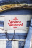 画像3: ヴィヴィアンウエストウッド MAN 中古 / LINE UPプリントクラシックシャツ 48（メンズL相当） 青  H-25-10-19-010-bl-OD-ZH (3)