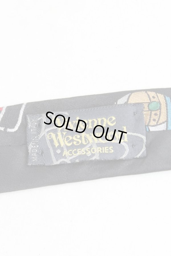 画像3: ヴィヴィアンウエストウッド MAN 中古 / ARネクタイ  黒  H-25-10-19-108-gd-OD-ZH (3)