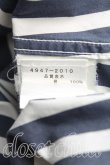 画像4: ヴィヴィアンウエストウッド MAN 中古 / カラーオーブ刺繍ストライプシャツ I(メンズS相当） 紺ｘ白  H-25-10-19-015-bl-OD-ZH (4)