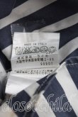 画像5: ヴィヴィアンウエストウッド MAN 中古 / カラーオーブ刺繍ストライプシャツ I(メンズS相当） 紺ｘ白  H-25-10-19-015-bl-OD-ZH (5)