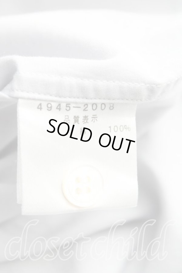 画像4: ヴィヴィアンウエストウッド MAN 中古 / カラーオーブ刺繍高襟カフスシャツ 48（メンズL相当） 灰  H-25-10-19-018-bl-OD-ZH (4)