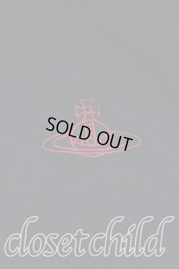 画像6: ヴィヴィアンウエストウッド 中古 / 単色オーブ刺繍半袖カットソー 00(ワンサイズ) 黒  H-25-10-26-022-to-OD-ZH (6)