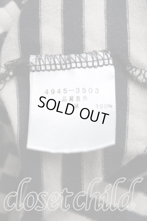 画像4: ヴィヴィアンウエストウッド MAN 中古 / ボーダーフーディカットソーパーカー 44(メンズS相当) 灰×黒  H-25-10-26-023-to-IN-ZH (4)