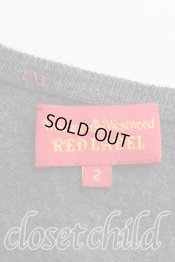 画像3: ヴィヴィアンウエストウッド 中古 / 単色オーブ刺繍カーディガン 2（9号相当） 灰  H-25-10-26-024-to-OD-ZH (3)