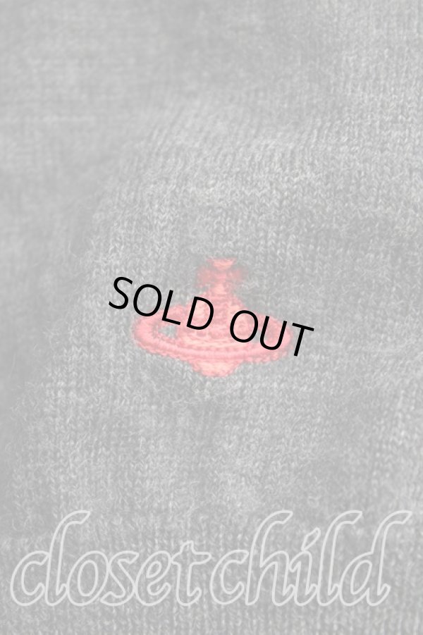 画像6: ヴィヴィアンウエストウッド 中古 / 単色オーブ刺繍カーディガン 2（9号相当） 灰  H-25-10-26-024-to-OD-ZH (6)