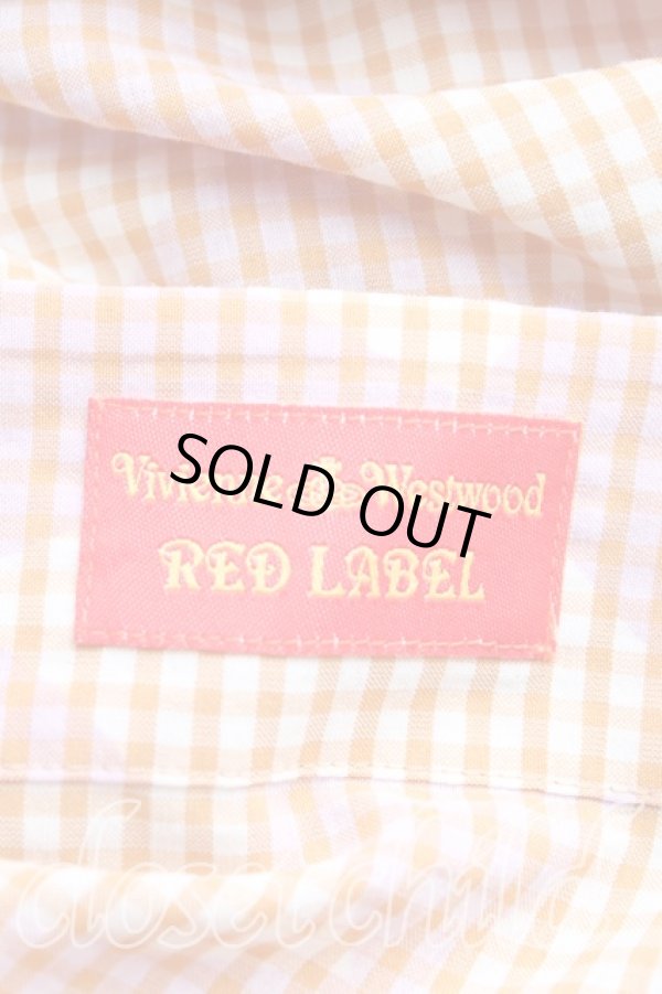 画像3: ヴィヴィアンウエストウッド 中古 / 総柄シャツワンピース 40(9号相当) ピンク×オレンジ  H-25-10-26-003-op-IN-ZH (3)