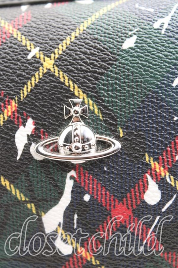 画像5: ヴィヴィアンウエストウッド 中古 / ダービーハンドバッグ  緑  H-25-10-26-035-ba-OD-ZH (5)