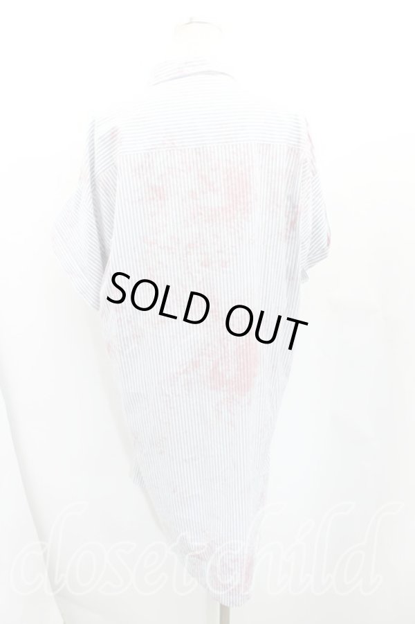 画像2: ヴィヴィアンウエストウッド 中古 / ストライプシャツワンピース 2（9号） 青ｘ白  H-25-10-26-004-op-OD-ZH (2)