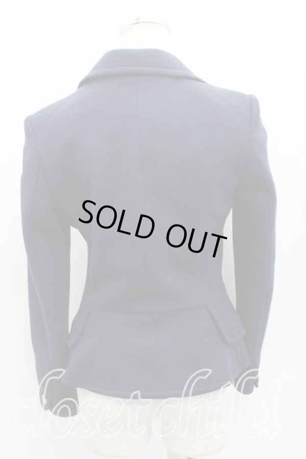 画像2: ヴィヴィアンウエストウッド 中古 / ウールラブジャケット 2(9号相当) 紺  H-25-10-26-001-jc-IN-ZH (2)