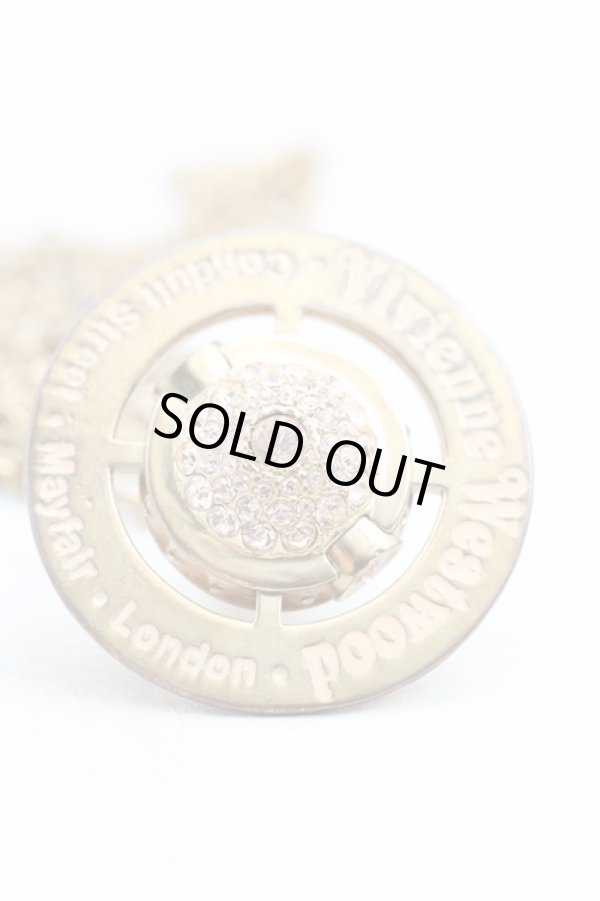 画像3: ヴィヴィアンウエストウッド 中古 / ペイブ3Ｄスモールオーブネックレス  ゴールド×ピンク  H-25-10-26-044-nl-IN-ZH (3)