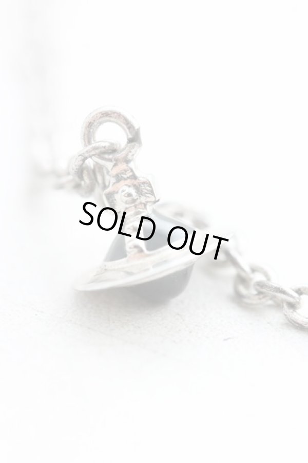 画像3: ヴィヴィアンウエストウッド 中古 / SLICED HEARTネックレス  赤ｘ黒  H-25-10-26-045-nl-OD-ZH (3)