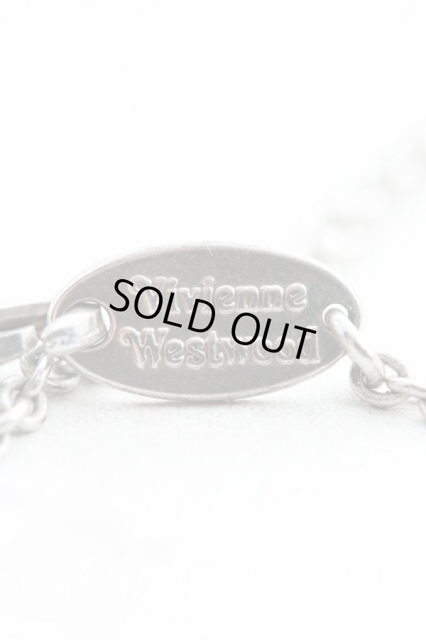 画像4: ヴィヴィアンウエストウッド 中古 / SLICED HEARTネックレス  赤ｘ黒  H-25-10-26-045-nl-OD-ZH (4)