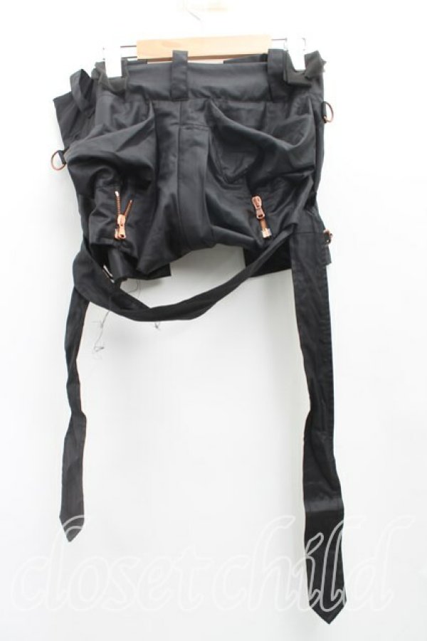 画像2: ヴィヴィアンウエストウッド 中古 / シルクショートパンツ UK8(7号相当) 黒  H-25-10-26-005-pa-IN-ZH (2)