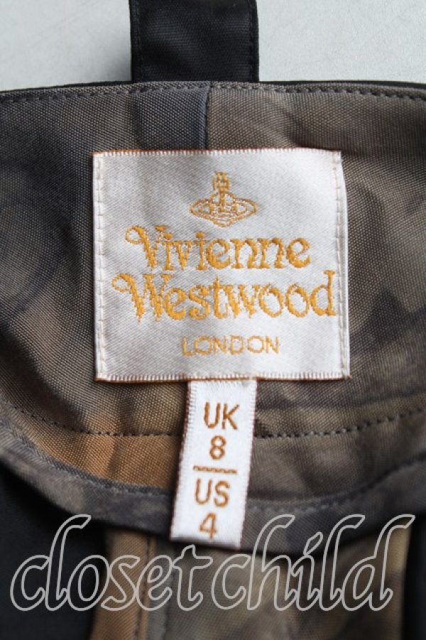 画像3: ヴィヴィアンウエストウッド 中古 / シルクショートパンツ UK8(7号相当) 黒  H-25-10-26-005-pa-IN-ZH (3)