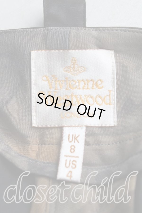 画像3: ヴィヴィアンウエストウッド 中古 / シルクショートパンツ UK8(7号相当) 黒  H-25-10-26-005-pa-IN-ZH (3)