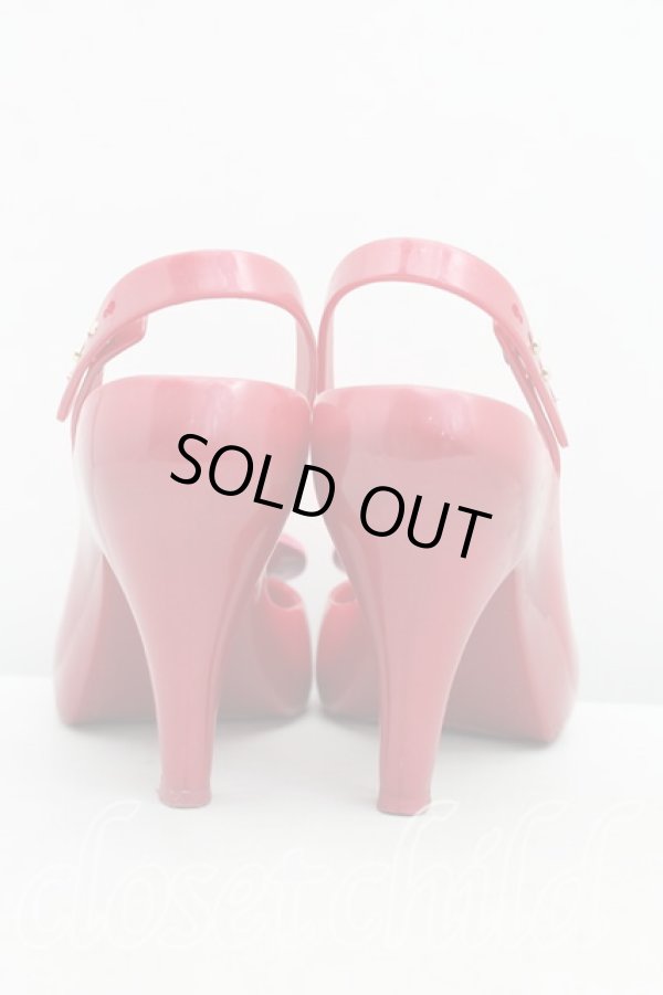 画像4: ヴィヴィアンウエストウッド×Melissa 中古 / Lady Dragon EU38(24〜24.5cm) 赤  H-25-10-26-048-sh-OD-ZH (4)