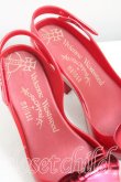 画像6: ヴィヴィアンウエストウッド×Melissa 中古 / Lady Dragon EU38(24〜24.5cm) 赤  H-25-10-26-048-sh-OD-ZH (6)