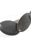 画像4: ヴィヴィアンウエストウッド 中古 / オーバルレザーベルト  黒  H-25-10-26-056-gd-IN-ZH (4)