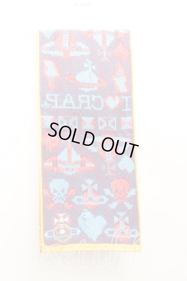 画像2: ヴィヴィアンウエストウッド 中古 / フェイスタオル   H-25-10-26-062-gd-IN-ZH (2)