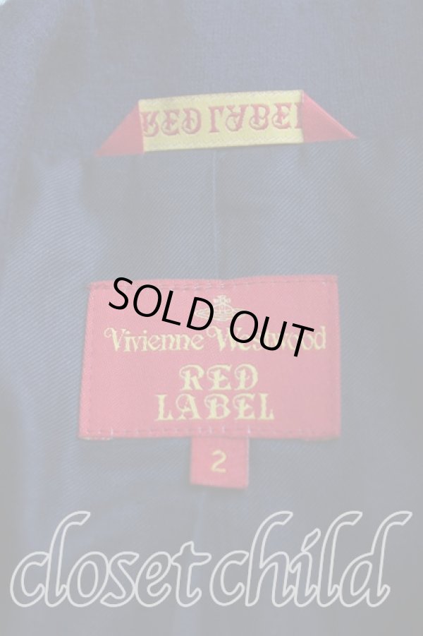 画像3: ヴィヴィアンウエストウッド 中古 / ウールラブジャケット 2(9号相当) 紺  H-25-10-26-001-jc-IN-ZH (3)