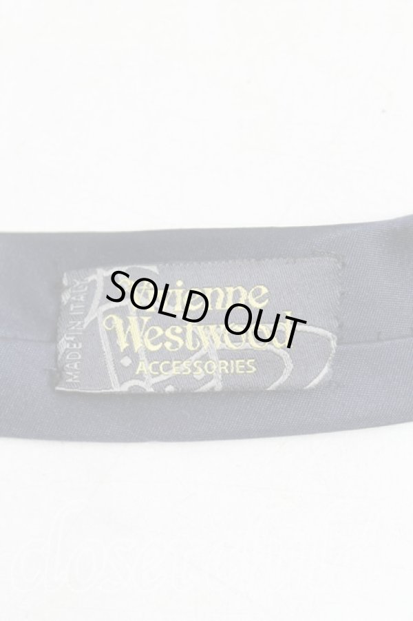 画像3: ヴィヴィアンウエストウッド MAN 中古 / STOP CLIMATE　ネクタイ  紺  H-25-10-26-065-gd-OD-ZH (3)