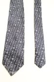 画像2: ヴィヴィアンウエストウッド MAN 中古 / ロゴptネクタイ  紺x白  H-25-10-26-066-gd-OD-ZH (2)