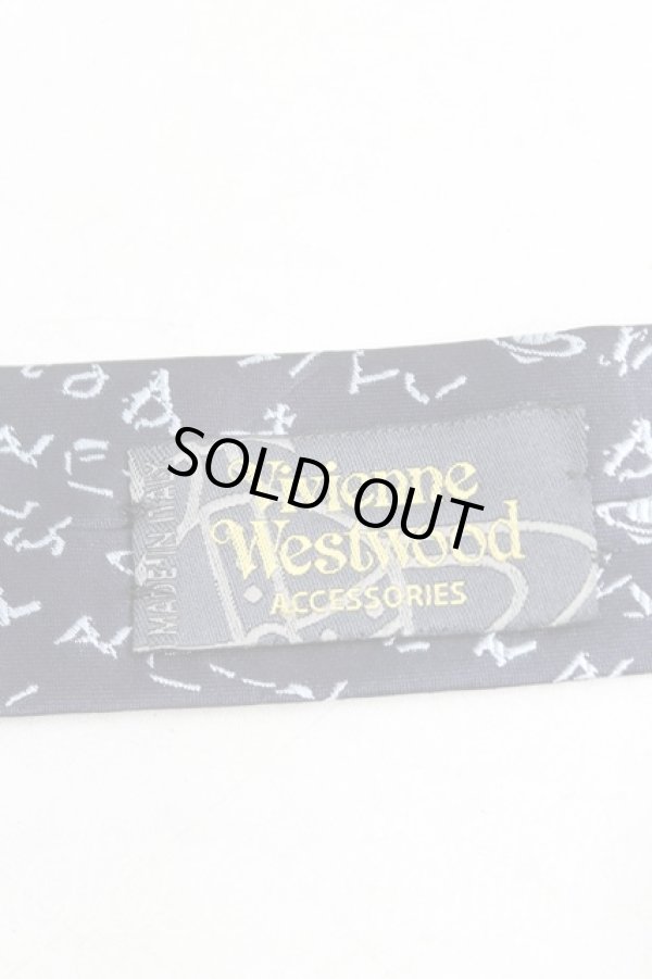 画像3: ヴィヴィアンウエストウッド MAN 中古 / ロゴptネクタイ  紺ｘ白  H-25-10-26-066-gd-OD-ZH (3)