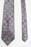 画像2: ヴィヴィアンウエストウッド MAN 中古 / オーブ総柄ネクタイ  灰  H-25-10-26-067-gd-OD-ZH (2)