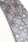 画像4: ヴィヴィアンウエストウッド MAN 中古 / オーブ総柄ネクタイ  灰  H-25-10-26-067-gd-OD-ZH (4)