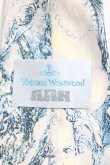 画像3: ヴィヴィアンウエストウッド MAN 中古 / 絵画ptネクタイ  青x生成  H-25-10-26-069-gd-OD-ZH (3)