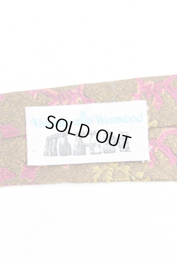 画像3: ヴィヴィアンウエストウッド MAN 中古 / オーブptネクタイ  ゴールド  H-25-10-26-073-gd-OD-ZH (3)