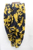 画像2: ヴィヴィアンウエストウッド 中古 / 総柄パンツ 48(メンズL相当) 紺x黄色  H-25-10-26-007-pa-OD-ZH (2)