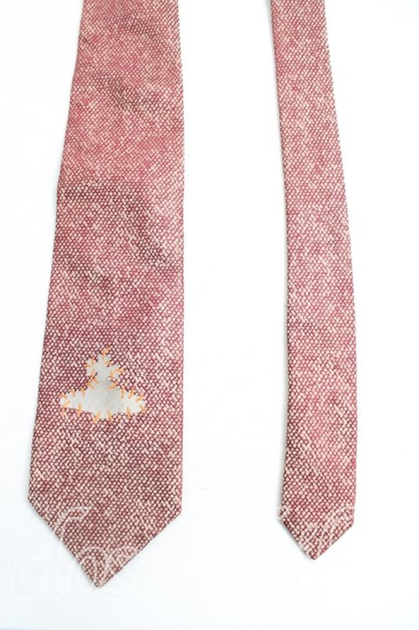 画像2: ヴィヴィアンウエストウッド MAN 中古 / ステッチオーブptネクタイ  茶  H-25-10-26-074-gd-OD-ZH (2)