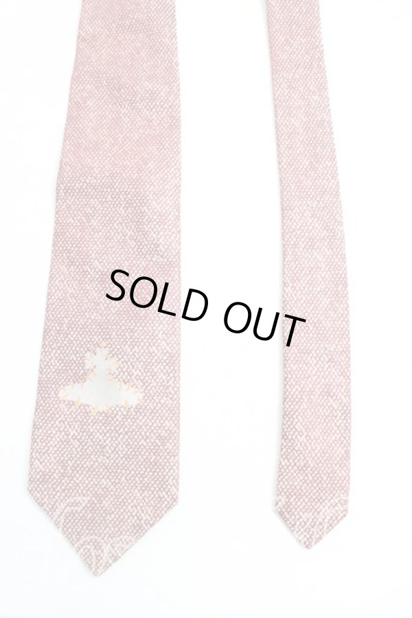 画像2: ヴィヴィアンウエストウッド MAN 中古 / ステッチオーブptネクタイ  茶  H-25-10-26-074-gd-OD-ZH (2)