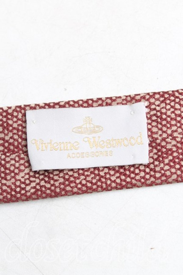 画像3: ヴィヴィアンウエストウッド MAN 中古 / ステッチオーブptネクタイ  茶  H-25-10-26-074-gd-OD-ZH (3)