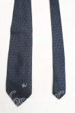 画像2: ヴィヴィアンウエストウッド MAN 中古 / ロゴ総柄ネクタイ  紺  H-25-10-26-077-gd-OD-ZH (2)