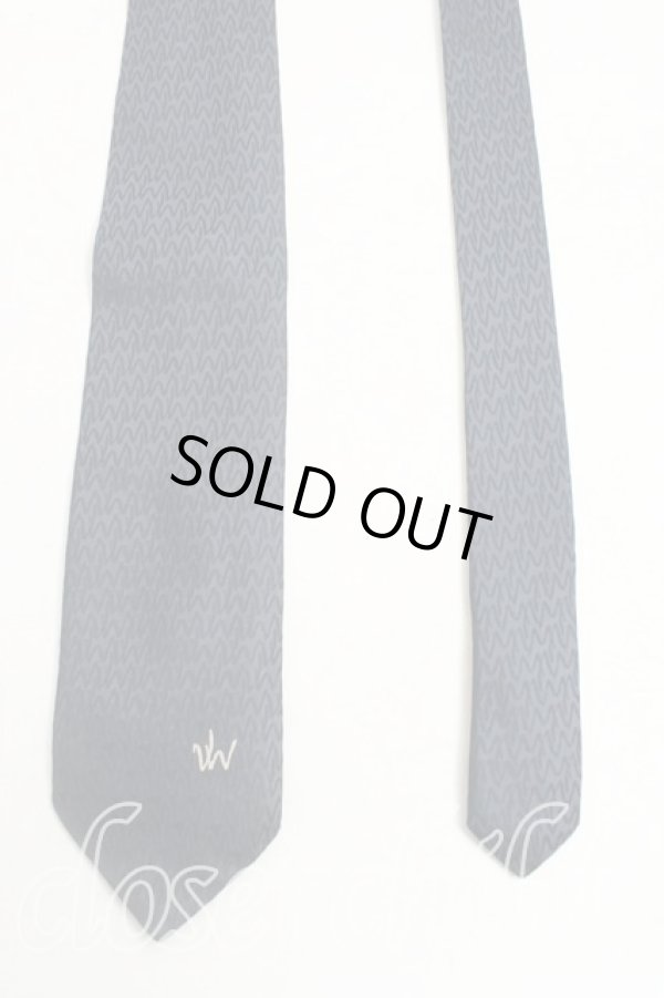 画像2: ヴィヴィアンウエストウッド MAN 中古 / ロゴ総柄ネクタイ  紺  H-25-10-26-077-gd-OD-ZH (2)