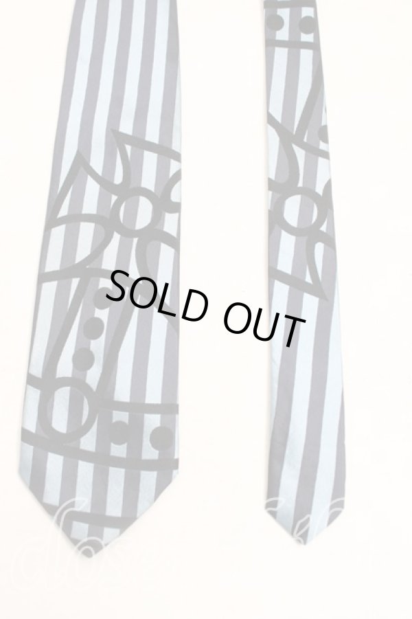 画像2: ヴィヴィアンウエストウッド MAN 中古 / オーブptストライプネクタイ  青x紺  H-25-10-26-078-gd-OD-ZH (2)