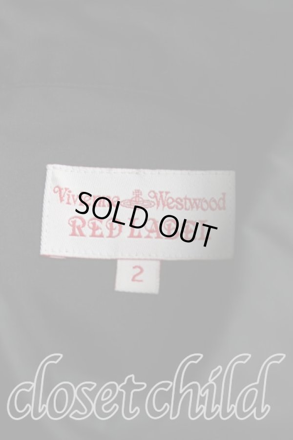 画像3: ヴィヴィアンウエストウッド 中古 / ナポレオンタイフロントシャツ 2(9号) 黒  H-25-10-26-009-bl-OD-ZH (3)