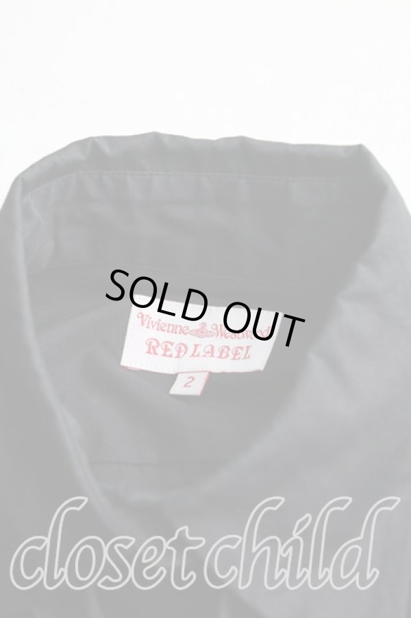 画像6: ヴィヴィアンウエストウッド 中古 / ナポレオンタイフロントシャツ 2(9号) 黒  H-25-10-26-009-bl-OD-ZH (6)