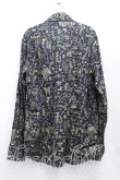 画像2: ヴィヴィアンウエストウッド 中古 / 総柄高襟シャツ II(メンズM) 紺  H-25-10-26-010-bl-OD-ZH (2)