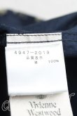 画像4: ヴィヴィアンウエストウッド 中古 / 総柄高襟シャツ II(メンズM) 紺  H-25-10-26-010-bl-OD-ZH (4)