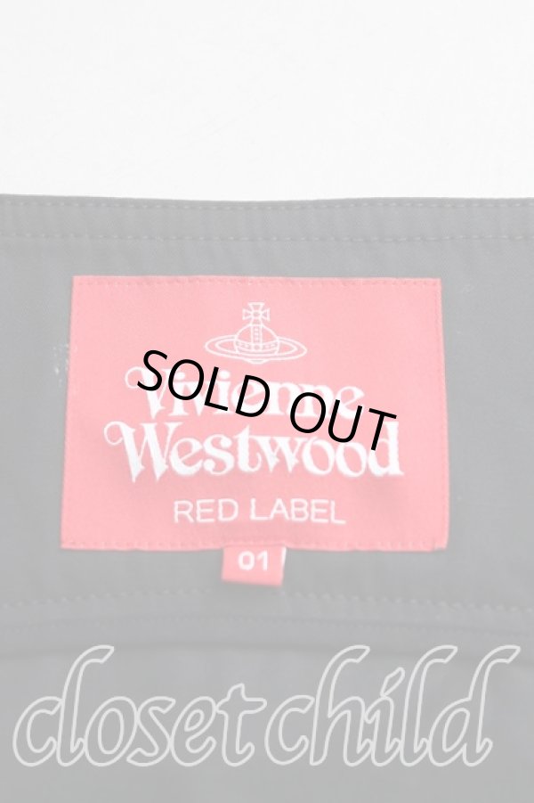 画像3: ヴィヴィアンウエストウッド 中古 / ハイカウントギャバジャンパースカート 01(9号) 黒  H-25-10-26-012-sk-OD-ZH (3)