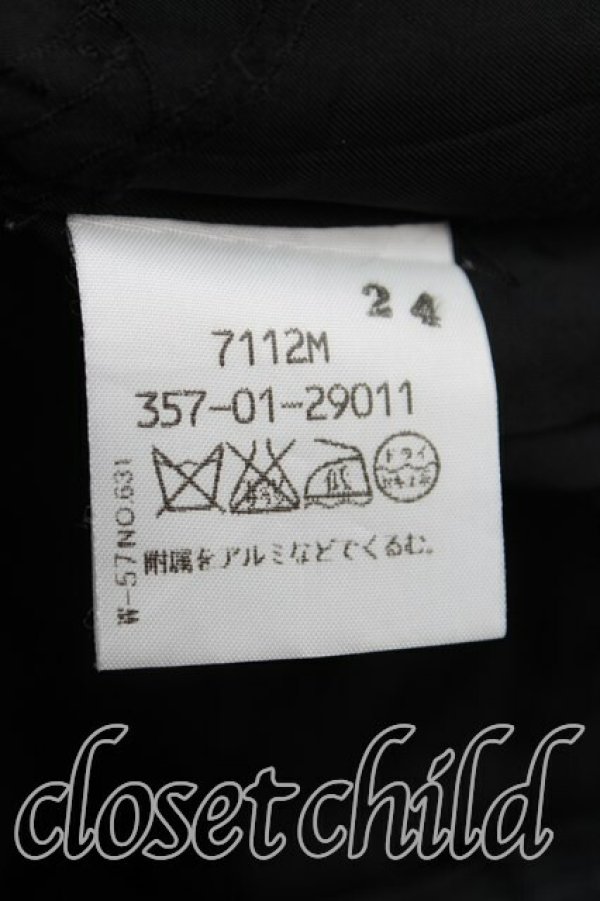 画像4: ヴィヴィアンウエストウッド 中古 / ピンストライプマーメイドスカート 2(9号相当) 黒  H-25-10-26-013-sk-OD-ZH (4)